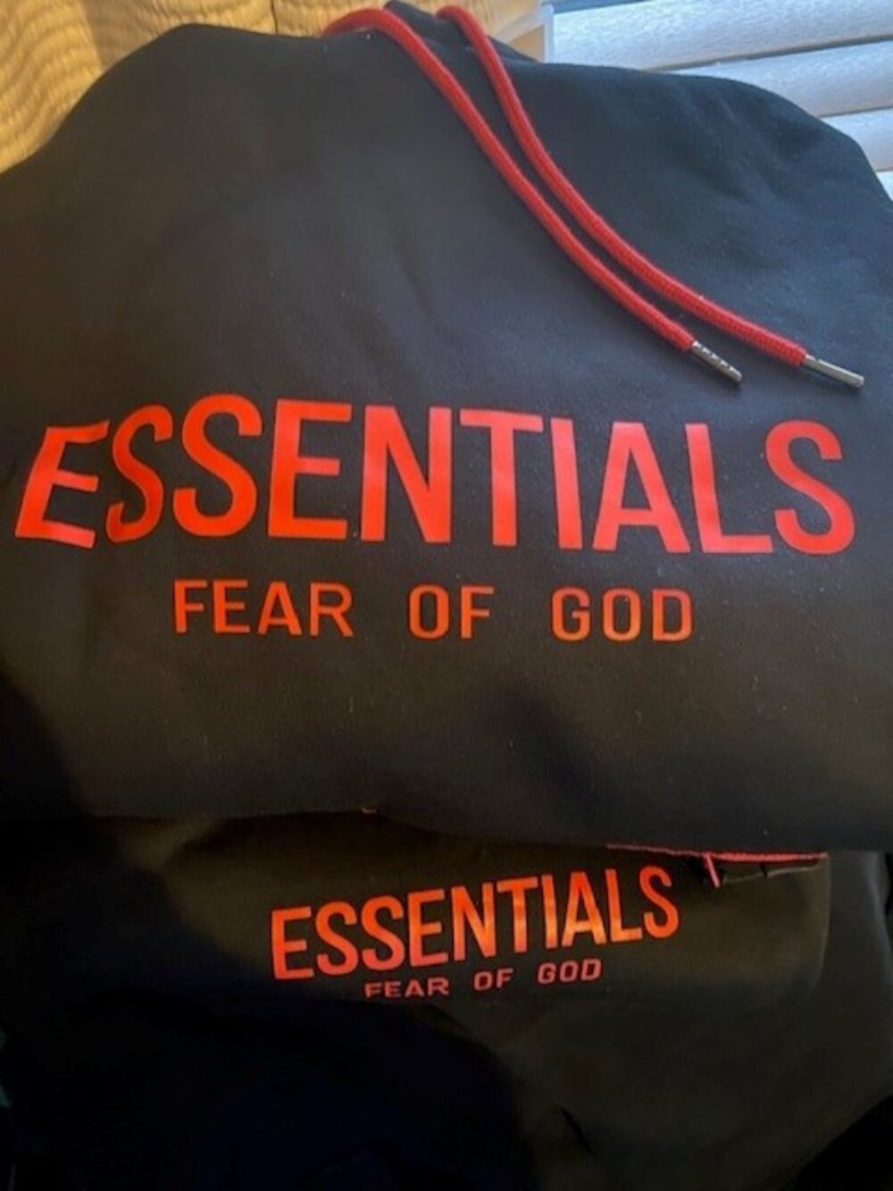 Black/Red Essential Fear Of God